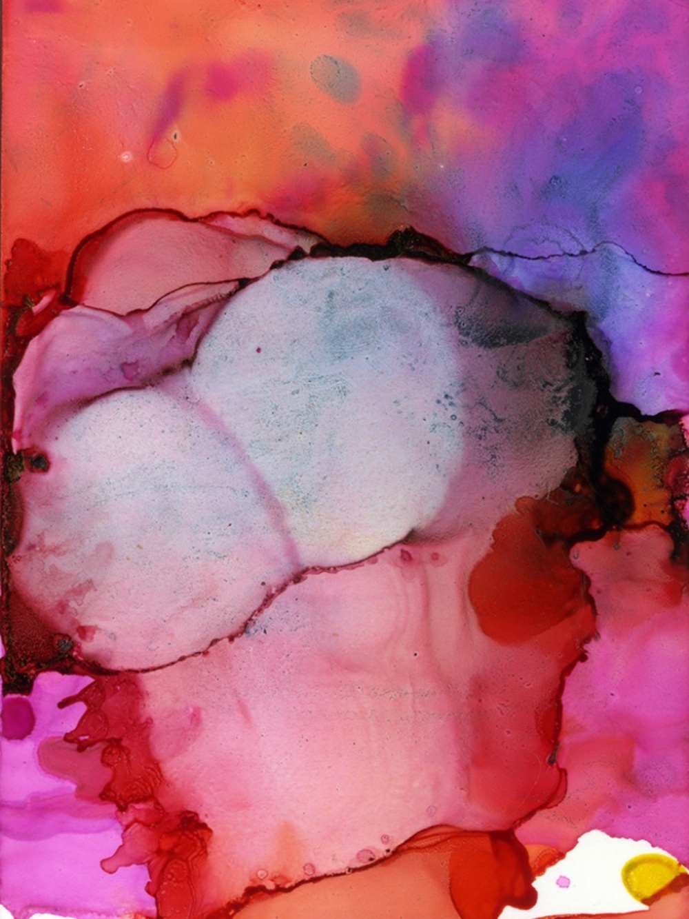 Original Abstract Alcohol Ink art Painting - Color Utopia 2